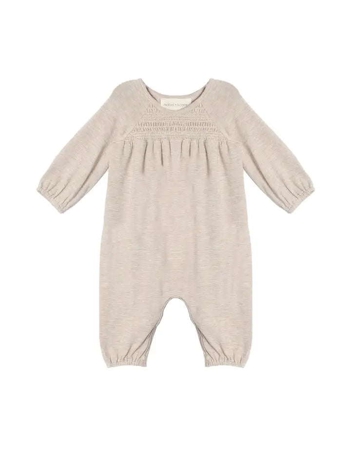 Infant Girls Taupe Millie Romper