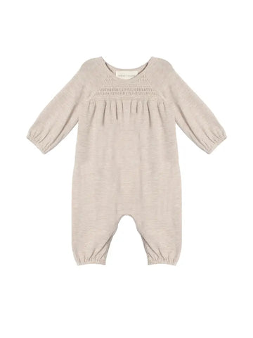 Infant Girls Taupe Millie Romper