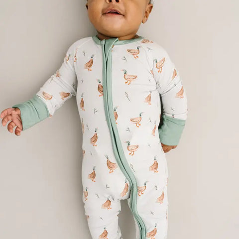 Boys Puddle Ducks Bamboo Sleeper