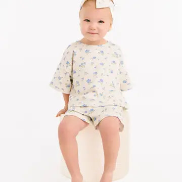 Baby Girl Slouchy Two Piece Set - Floral