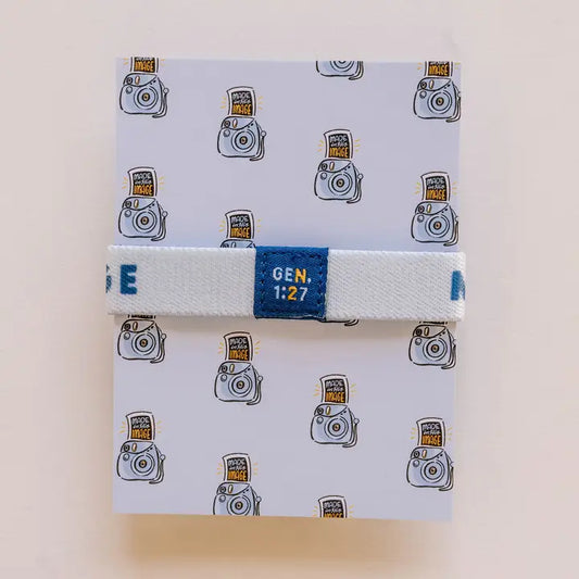 "In His Image" Kids Inspirational Wristband Bracelet