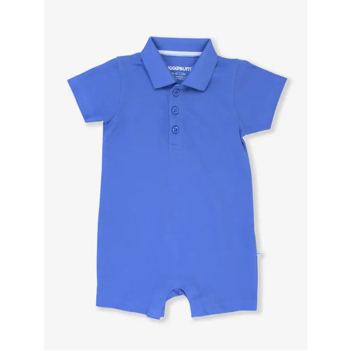 Baby Boys Pique Polo Romper