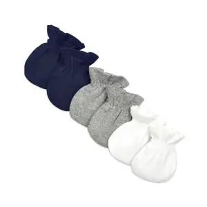 Organic Cotton Baby Mittens - 3 Pack
