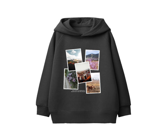 Youth Girls Pictures Fleece Hoodie