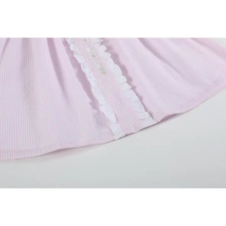 Baby & Toddler Girls Seersucker Bunny Ruffle Dress