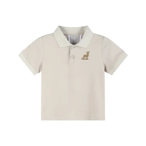Baby & Toddler Boys Brown Mule Deer Polo Shirt