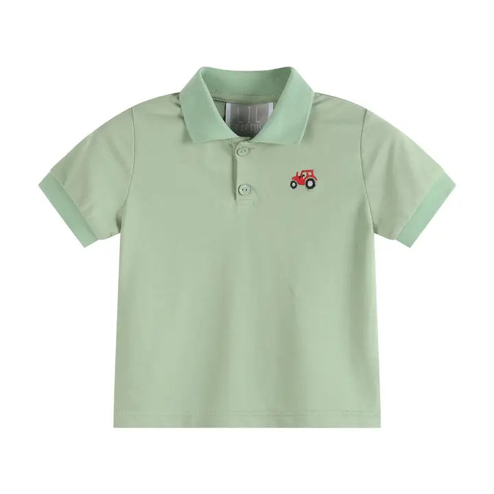 Baby & Toddler Boys Tractor Polo Golf Shirt