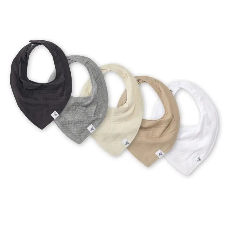 Organic Cotton Baby Bandana Bibs