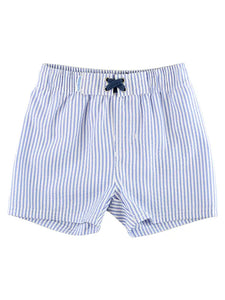 Rugged Butts Periwinkle Blue Seersucker Swim Trunks