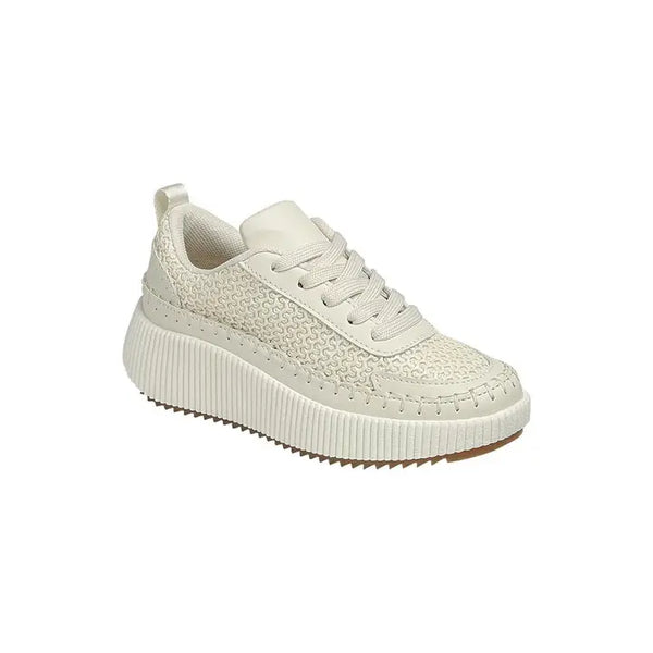 Girl's Round Toe Woven Sneaker