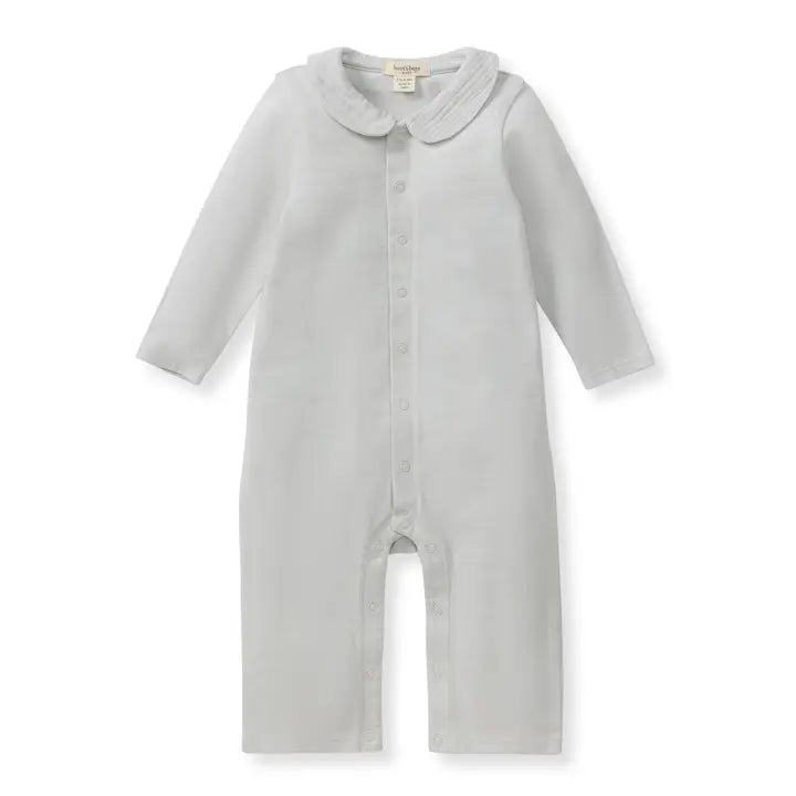 Infant Boys Muslin Collar Jumpsuit