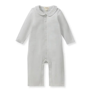 Infant Boys Muslin Collar Jumpsuit