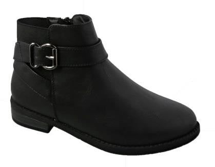 Black Bootie with Buckle