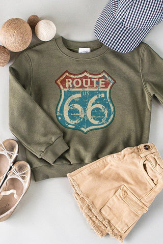 Route 66 Graphic Sweatshirt