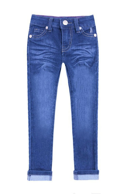 Regular Fit Stretch Jeans With Pocket Distress