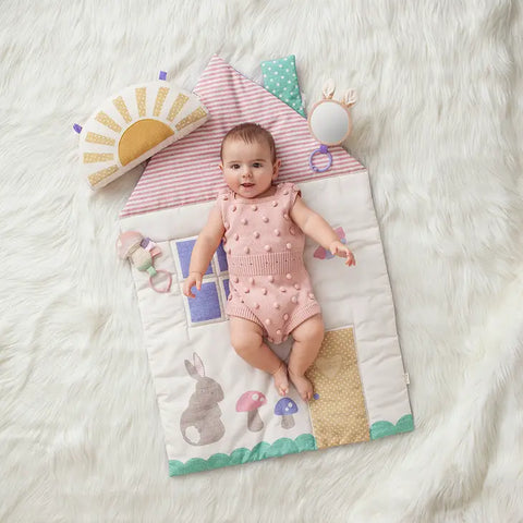 Bitzy Bespoke Ritzy Tummy Time Cottage Play Mat