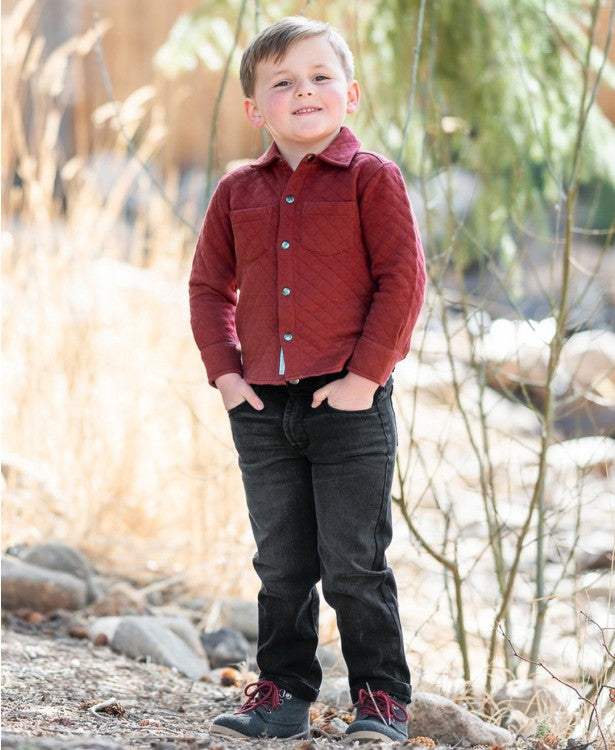 Rugged Butts Black Wash Straight Jeans