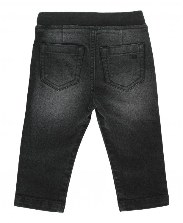 Rugged Butts Black Wash Pull-on Jeans