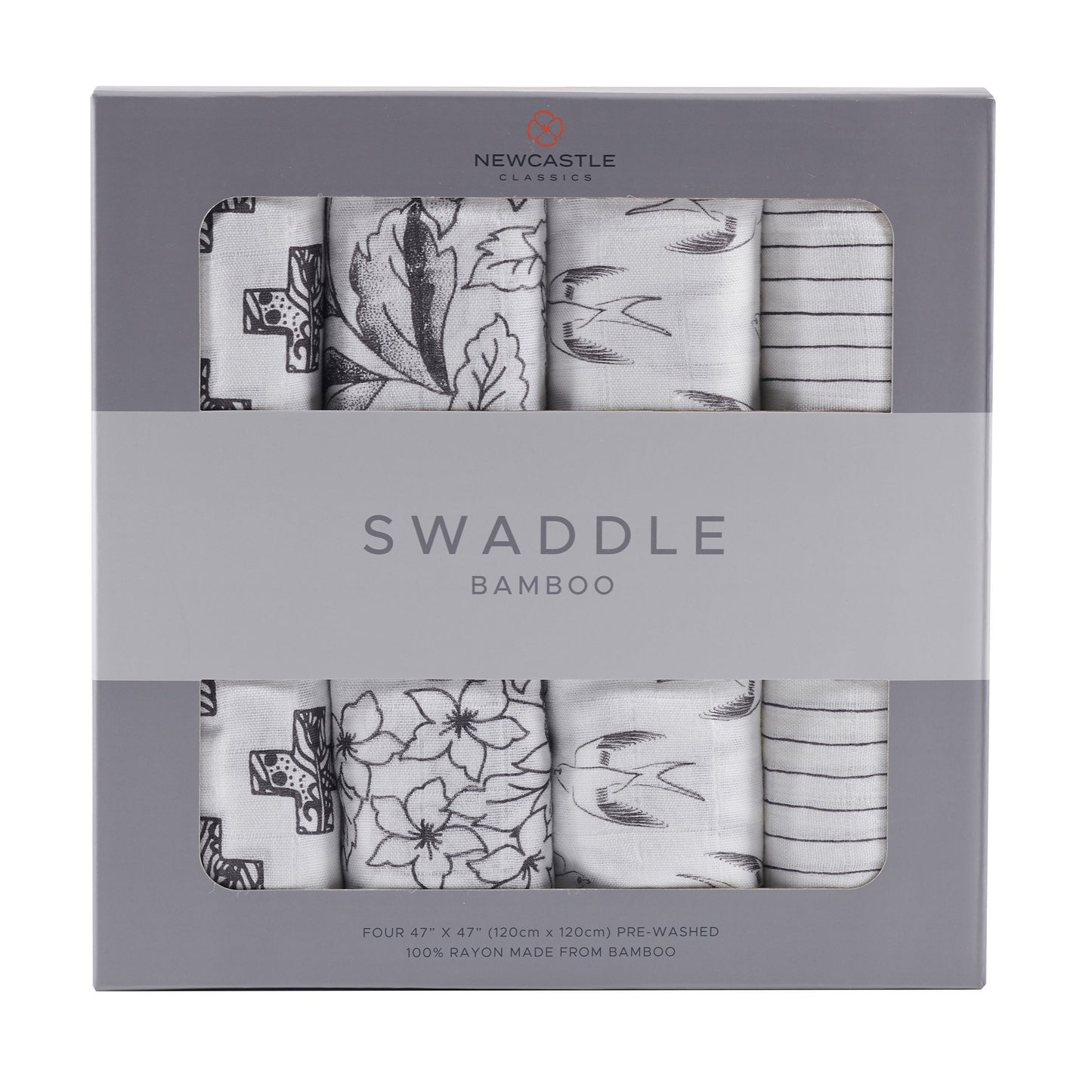 Newcastle Classics Four-Pack Bamboo Swaddles