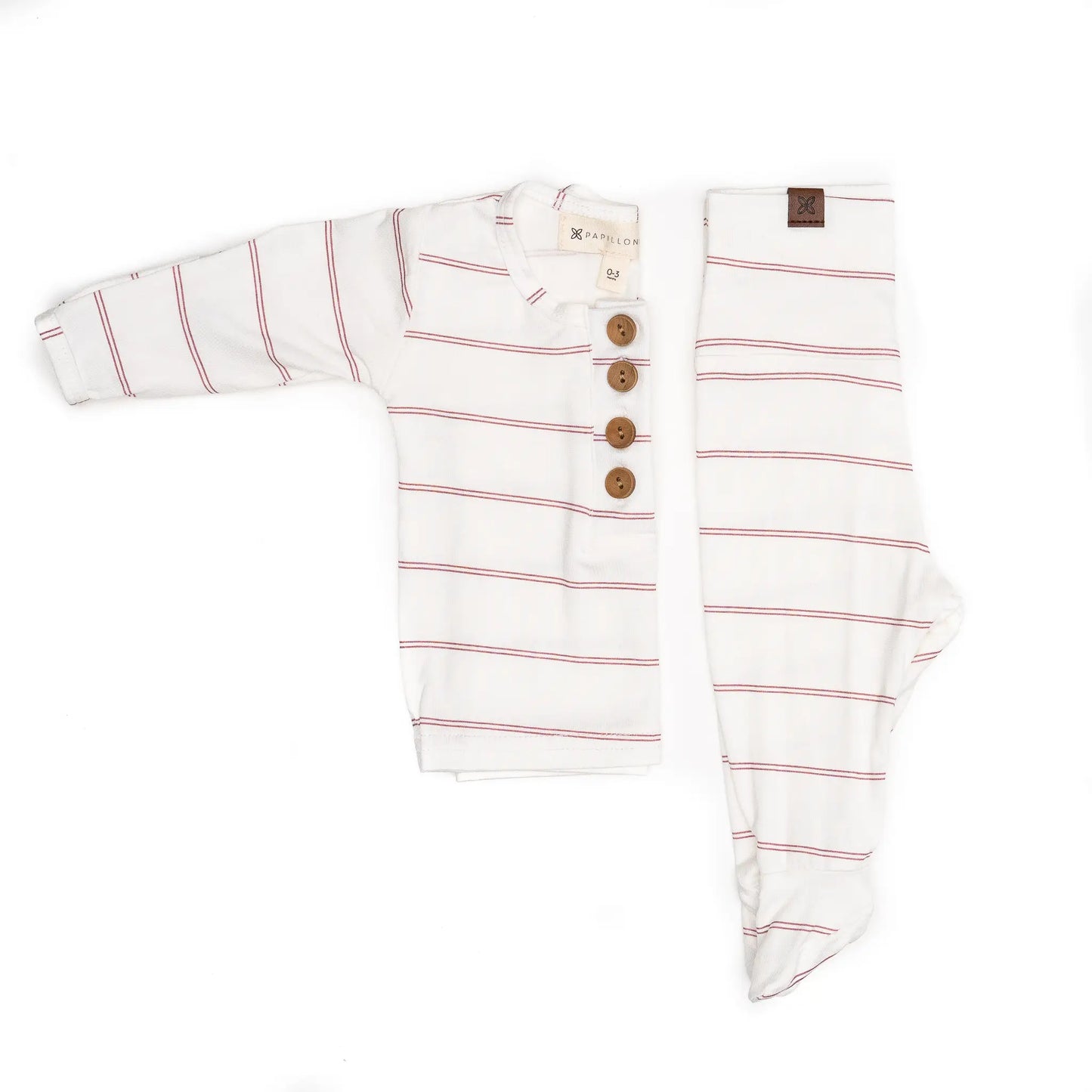 Papillon Bebe Baby Knit Top and Bottom Set