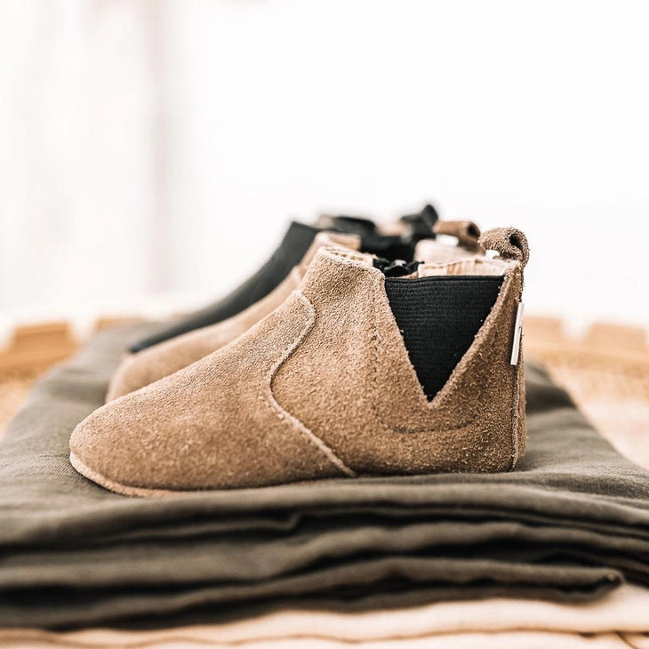 Brown Suede Chelsea Boot