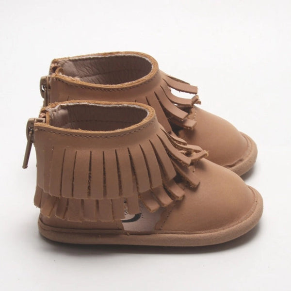 Desert Sand Fringe Sandal