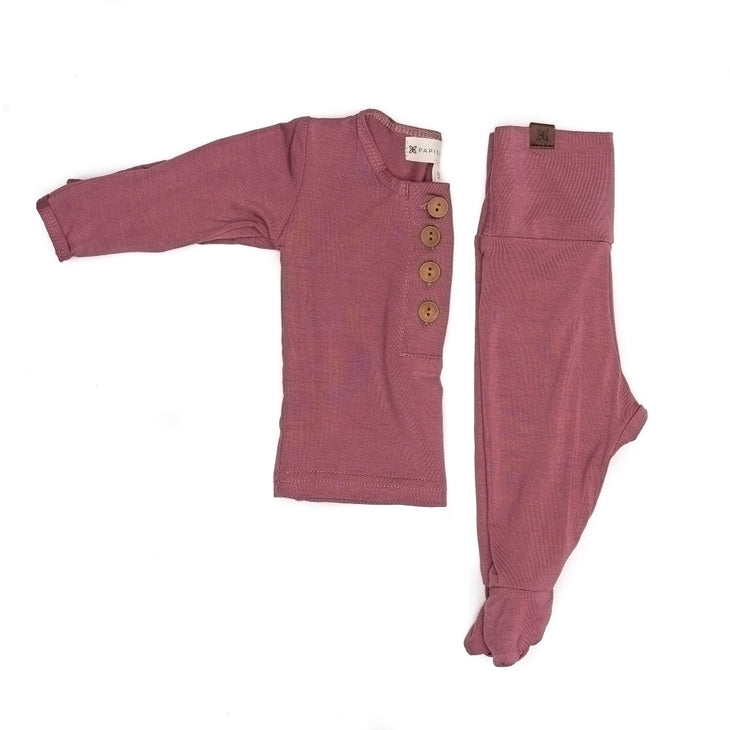 Papillon Bebe Baby Knit Top and Bottom Set