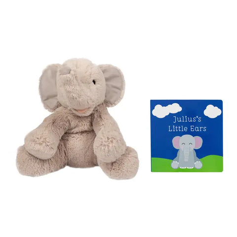 Elephant Toy And Book Gift Set