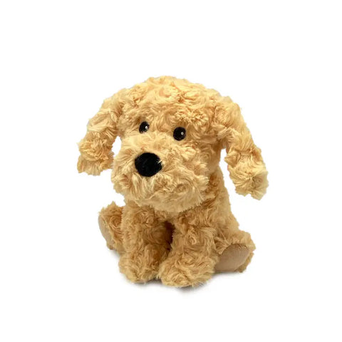 Junior Warmie Golden Dog Stuffed Animal (9")