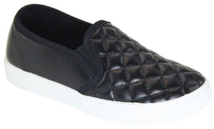 Black Loafer Slip-Ons