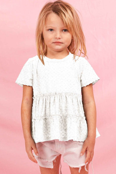 Dot Jacquard Knit Short Top