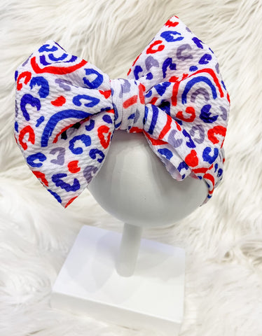 Patriotic Leopard/Rainbow Headbands - OCD Blessings