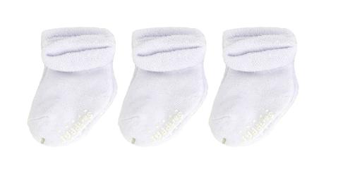 Juddlies Six-Pack White Infant Socks