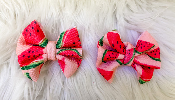 Watermelon Bows - OCD Blessings