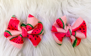 Watermelon Bows - OCD Blessings