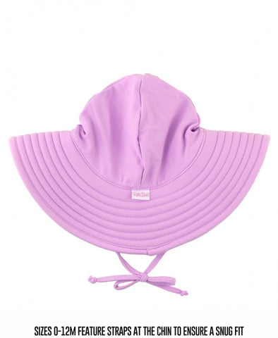 Ruffle Butts Lilac Swim Hat