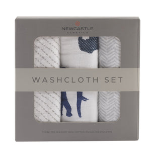 Newcastle Three-Pack Washcloth Set