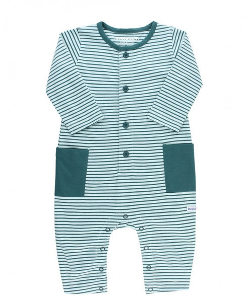 Rugged Butts Twilight and Starlight Stripe Pocket Romper