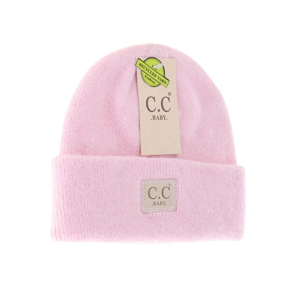 C.C. Beanie Soft Ribbed Leather Patch (Baby)