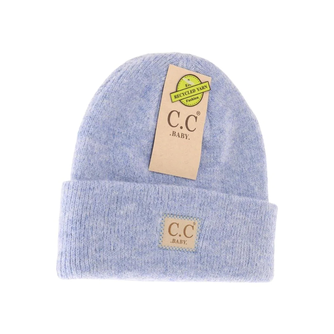 C.C. Beanie Soft Ribbed Leather Patch (Baby)
