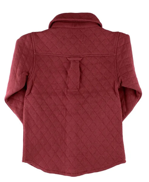 Rosewood Quilted Knit Shirt