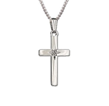 Cherished Moments Diamond Cross Necklace