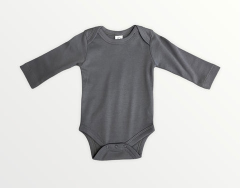 Colored Organics Charcoal Grey Infant Bodysuit