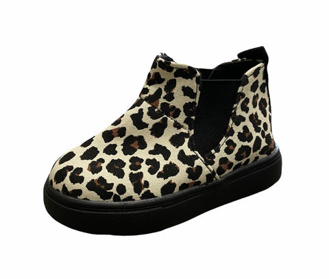 Leopard Toddler Ankle Bootie